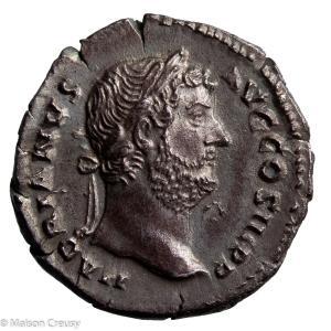 Hadrianus AR Denarius Rome 137AD