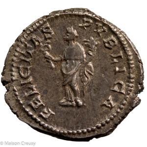 Geta AR denarius heavy weight