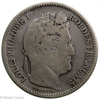 Louis Philippe 2 francs 1845 Strasbourg
