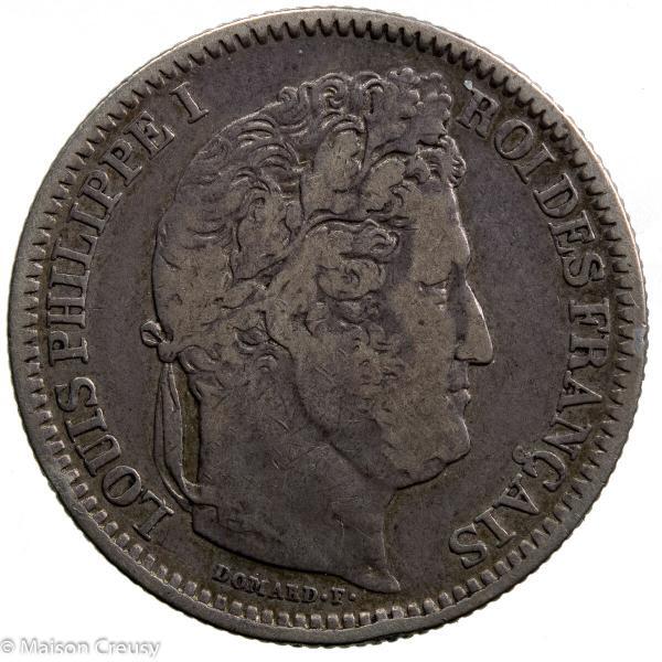 Louis Philippe AR 2 francs 1847 Paris