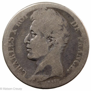 Charles X 2 Francs 1827 Rouen