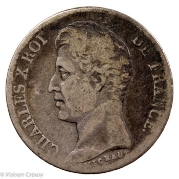 Charles X 1 franc 1827 Paris