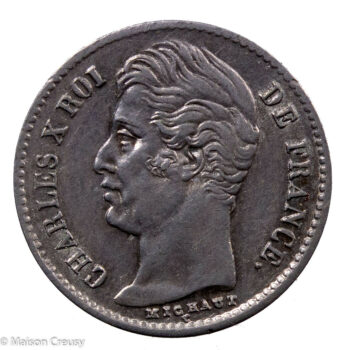 Charles X 1/4 franc 1829 Lille