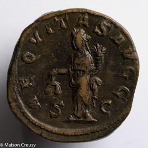 Philippe I sesterce Equité au revers