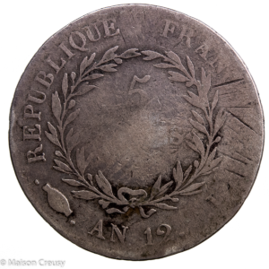 Napoleon I 5 francs An 12 Limoges