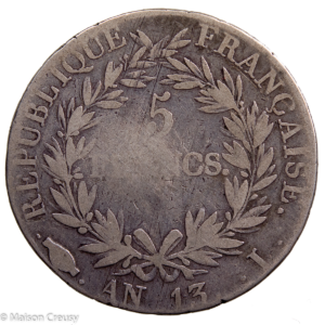 Napoleon I 5 francs An 13 Limoges