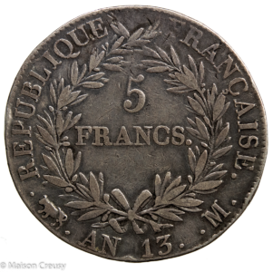 Napoleon I 5 francs An 13 Toulouse