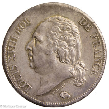 LouisXVIII-5francs1818B