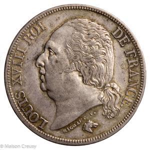 LouisXVIII-2francs1822A