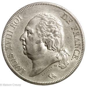 LouisXVIII-5francs1823A