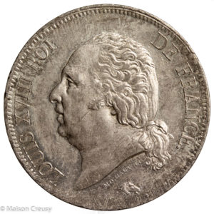 LouisXVIII-5francs1824D