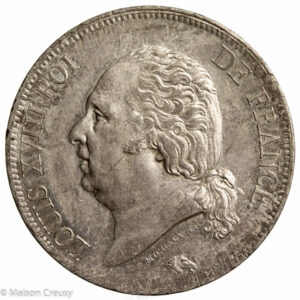 LouisXVIII-5francs1824D
