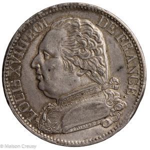 LouisXVIII-5francs1814I