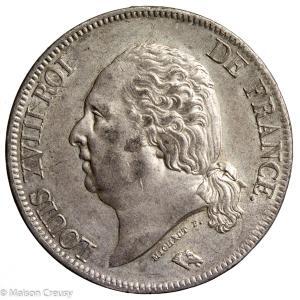 LouisXVIII-5francs1824M