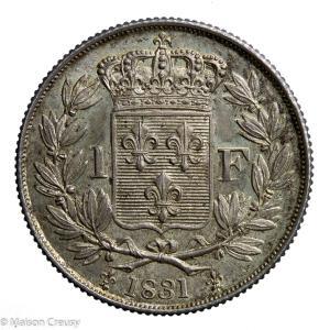 Henri V AR 1 franc 1831
