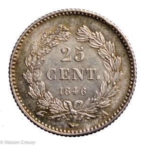 Louis Philippe 25 centimes 1846 Paris