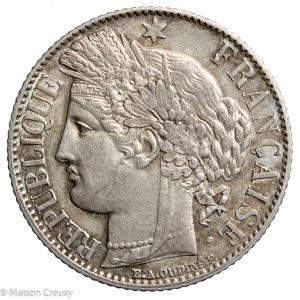 1 franc Ceres 1888 Paris