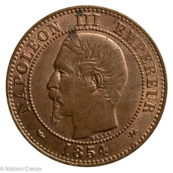 NapIII-2centimes1854D