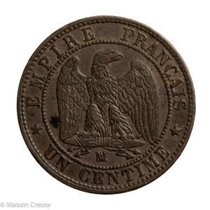Napoleon III 1 centime 1855 Marseille