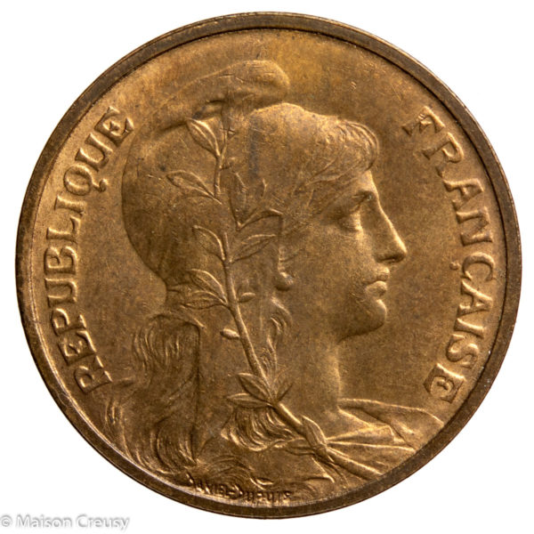 Third Republic 5 centimes Dupuis 1902 Paris