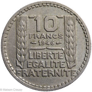 10 francs 1946 Rameaux longs