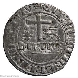 Henri VI blanc aux écus frappé à Paris