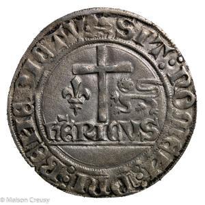 Henri VI blanc aux écus frappé à Rouen