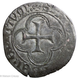 Louis XI blanc au soleil frappé à Angers