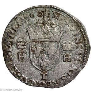 Henri II Teston 1560 Nantes