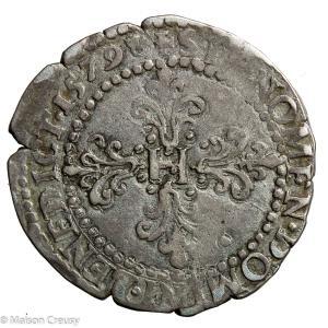 Henri III demi franc 1579 Limoges