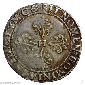 Henri III demi franc 1590 St Lizier