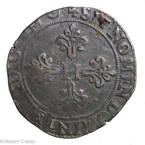 Henri III Franc au col plat 1578 Angers