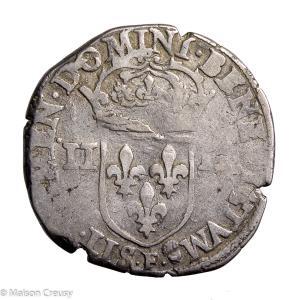 Henri III quart d’écu 1583 Angers