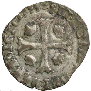 Henri III Douzain aux 2H 1er Type 1593 Narbonne