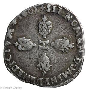 Henri IV 1/2 Franc 1601 Montpellier