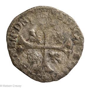 Henri IV Douzain aux 2H 2eme type 1591 Rennes