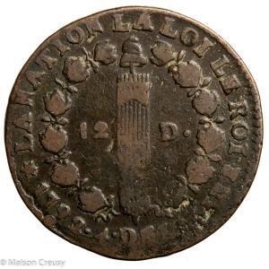 Constitution 12 deniers 1792 Pau