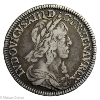LouisXIII-QuartEcu1643A