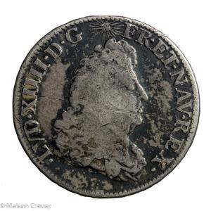 LouisXIV-QuartEcuCarambole1686LL