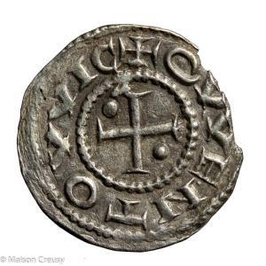 Charles le Chauve (the Bald) As Charles II King of West Francia Quentovic mint