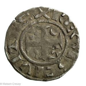 Champagne Guillaume I Archevéché de Reims AR Denier