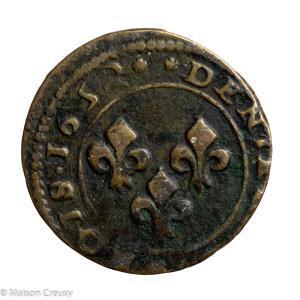 Orange Guillaume-Henri de Nassau denier tournois 1652