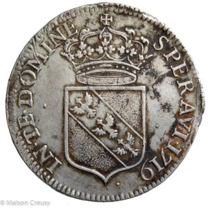 Lorraine Leopold I AR demi écu 1719