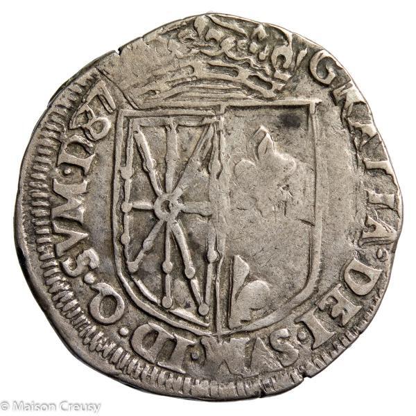 Navarre-HenriIIIQuartEcu1587