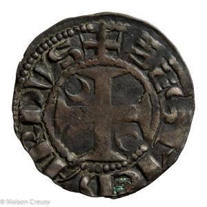 Picardie St Medard abbey AR denier