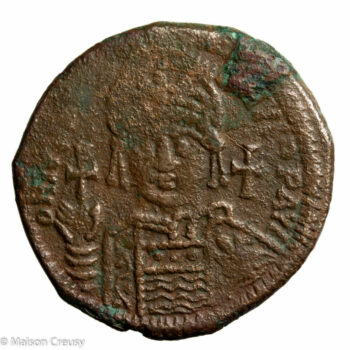 Justinien I follis frappé à Antioche