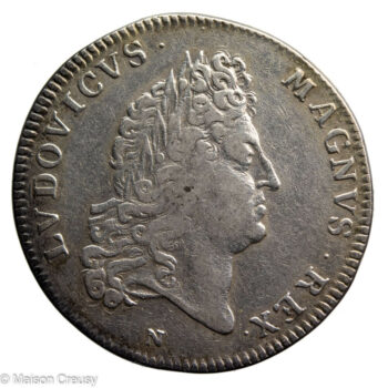 Louis XIV Jeton du Secrétaires du Roi 1693 signé N