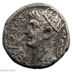 Egypte Alexandrie Tibere et Auguste tetradrachme de billon