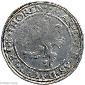 Abbaye de Thorn quart d'écu pour Marguerite de Brederode