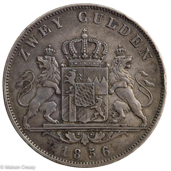 Etr-AllemagneBaviere2Gulden1856-3306-2